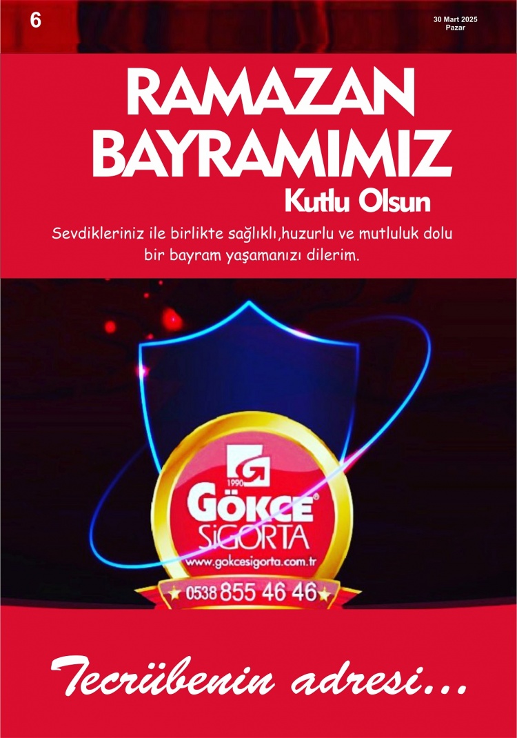 29 MART 2025 (SAYFA - 6)