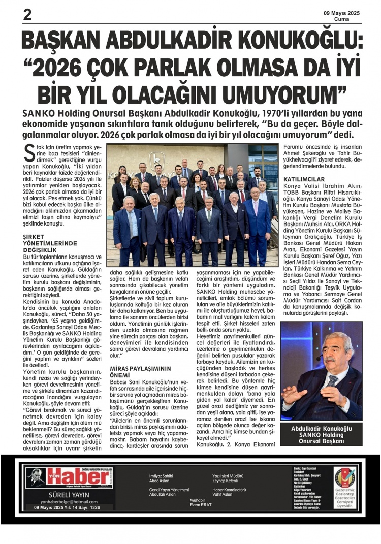 09 MAYIS 2025 S:2
